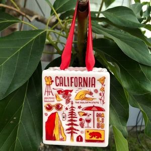 NWT Starbucks 2019 California Christmas Ornament
